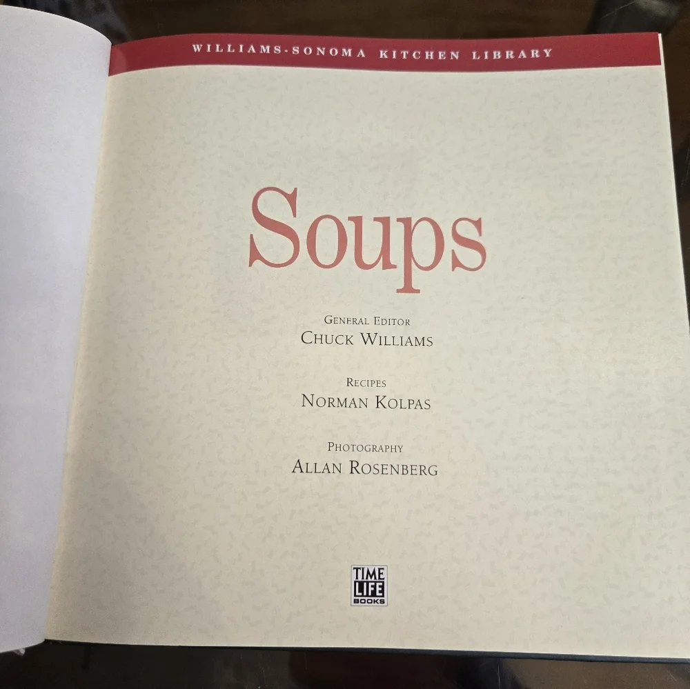 Williams Sonoma Kitchen Library Soups Cookbook